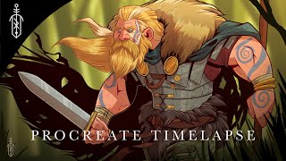Celt Commission// Procreate Timelapse // Concept Art // Digital Painting