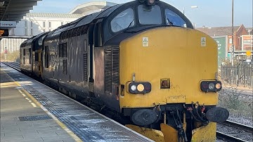 Class 37612 and 37099 running unknown to Derby R.T.C.