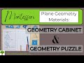 Montessori Plane Geometry Materials: The Geometry Cabinet and Geometry Cabinet Shape Puzzle