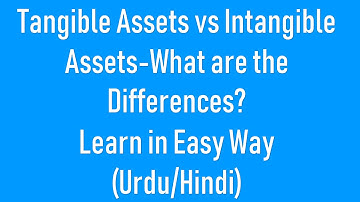 Tangible Assets & Intangible Assets - Explained in (Urdu/Hindi)-MGT101 FInancial Accounting