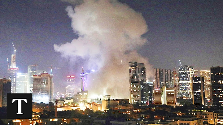 LIVE: Iranian Missiles Launched At Israel's Tel Aviv