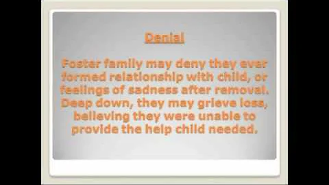 Fostering Skills: Loss and Grief