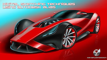 Hot Wheels Concept Car - Digital Sketching Techniques using Autodesk Alias