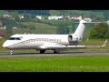 RARE! Bombardier Challenger 850 Moçambique Expresso Landing at Bern