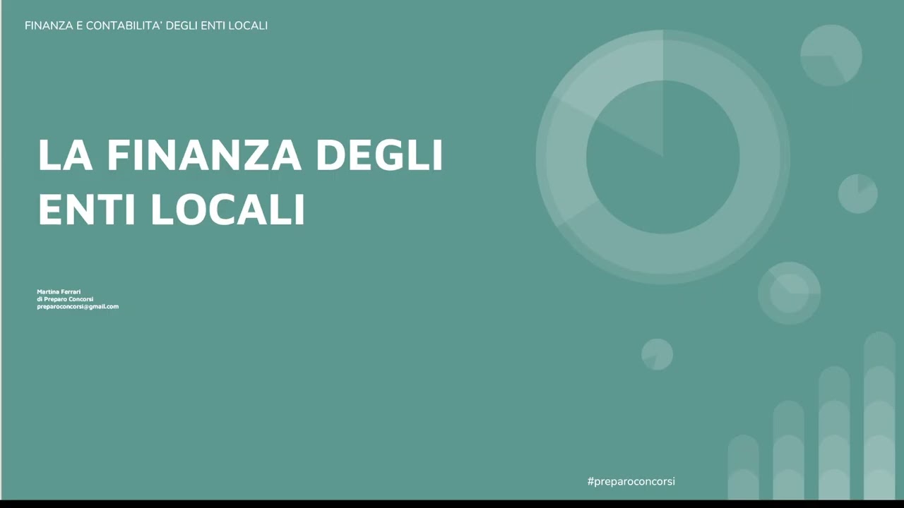 Il ciclo finanziario e la programmazione SPIEGATO SEMPLICE