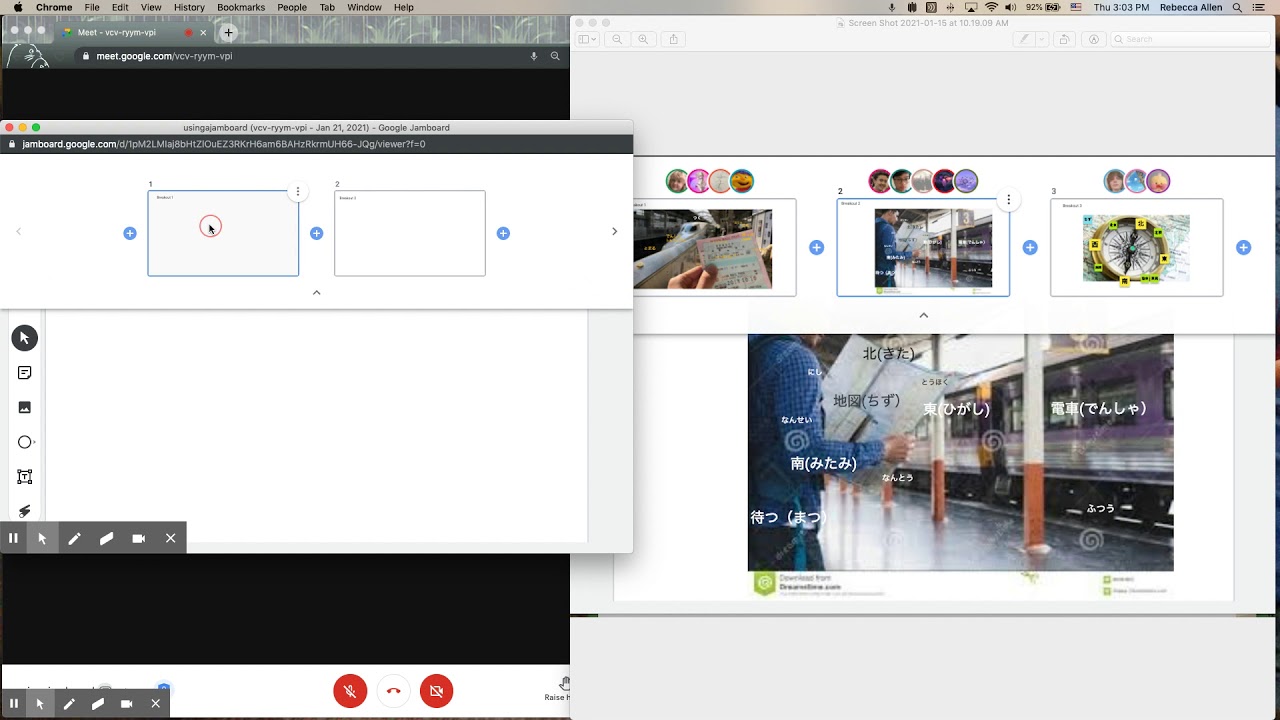 Using a Jamboard while in Google Meet Breakout Rooms YouTube