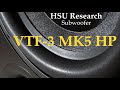 Hsu research vtf3 mk5 hp subwoofer