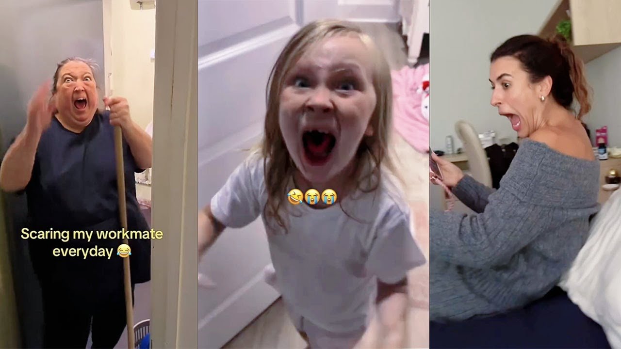 Best SCARECAM Pranks Reactions 2025 part10| Funny Scare Prank | Jump Scare |  Funny Video