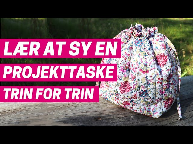 Botanik Frem fordom Learn To Sew A Project Bag In Liberty Fabric | Step By Step | Easy  Videotutorial! - YouTube