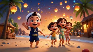 Rainbow Catamaran Glow 🌈⛵✨ | Fun Learning for Kids | Colorful Adventure Video