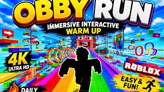 Information 4K Immersive Interactive Warm Up | ROBLOX OBBY RUN | Easy Daily Routine | Full Body #18 Guide