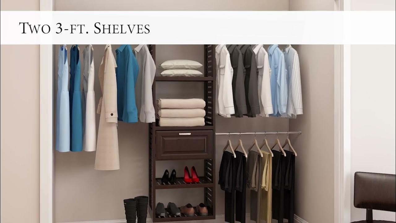 Allen & Roth Ventilated Closet Kits YouTube