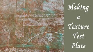 Making a Texture Test Plate