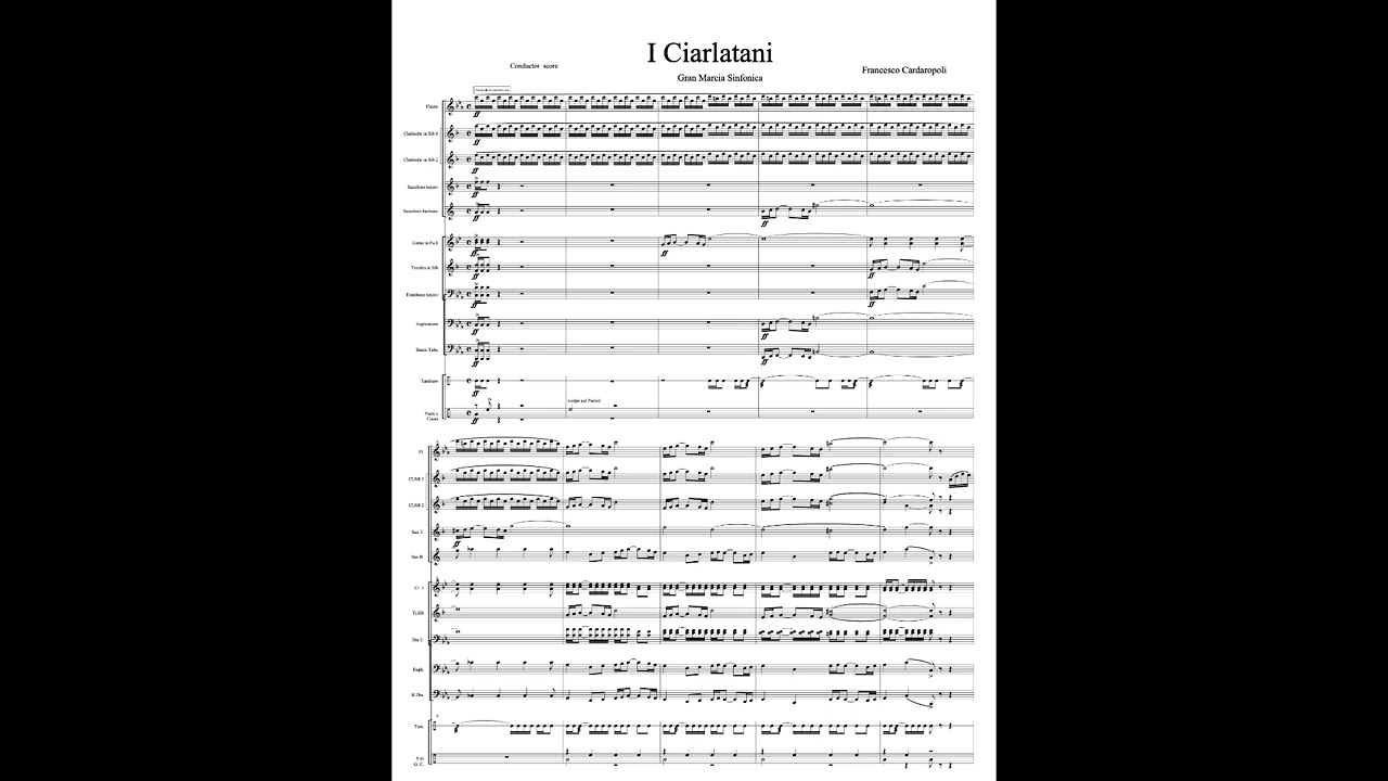I Ciarlatani - Francesco Cardaropoli (Marcia sinfonica)