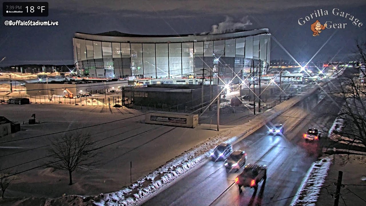 Buffalo Bills New Stadium Construction Live-Stream