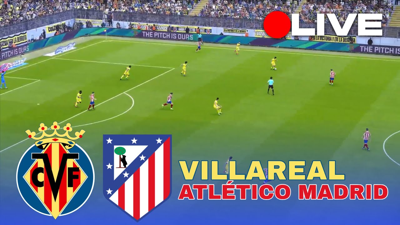 Villarreal vs Atletico Madrid La Liga 2026 Match Simulation PES 21 ...