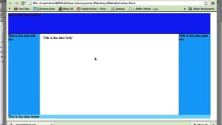 CSS Tutorial Part 1 Basic Webpage Layout