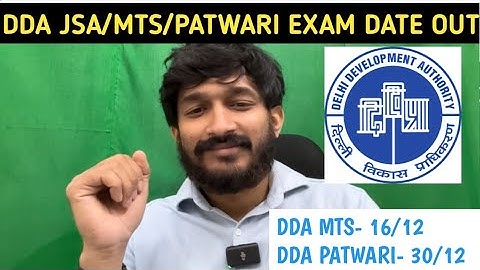 DDA 2025 EXAM DATE OUT|DDA PATWARI ACTS kaha se pde| DDA JSA/PATWARI/STENO/MTS/ NAIB Tehsildar #dda