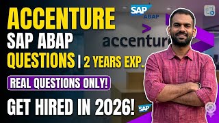 Accenture 2 years exp. SAP ABAP questions #corporate #interview #accenture #realexperience #sapabap 