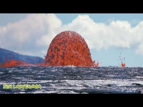 NGERI ! Begini Ketika Lava Gunung Berapi Bertemu Air, Efeknya Dahsyat !!