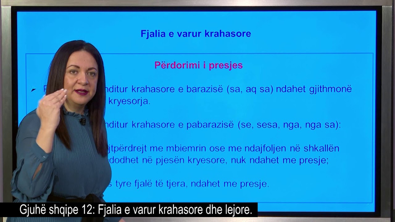 Gjuhë shqipe 12  - Fjalia e varur krahasore dhe lejore