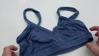 Escapade Bustiera Cotton Bra Blue Minicatalog Septembrie 2021