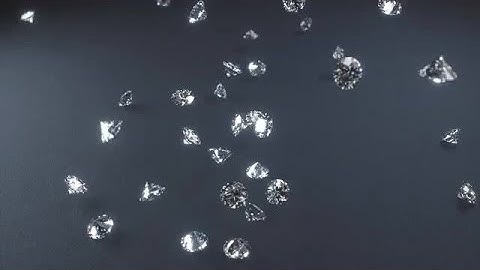 3D Render, Diamonds Falling And Beat Stock Motion Graphics