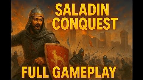 Stronghold Crusader Definitive Edition | Historic Missions | Saladin Conquest Full Gameplay