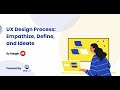 UX Design Process: Empathize, Define, and Ideate