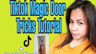 Tiktok Magic Door Tricks Tutorial. (Tiktok Trends 2020). Tagalog