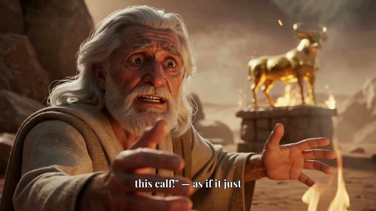 Bible story film: The Golden Calf: When Aaron Feared People More Than God 🐄