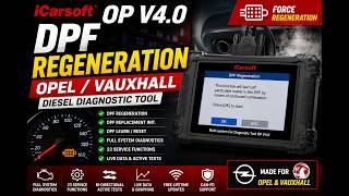 iCarsoft OP V4.0 DPF Regeneration | Opel & Vauxhall Diesel Diagnostic Tool