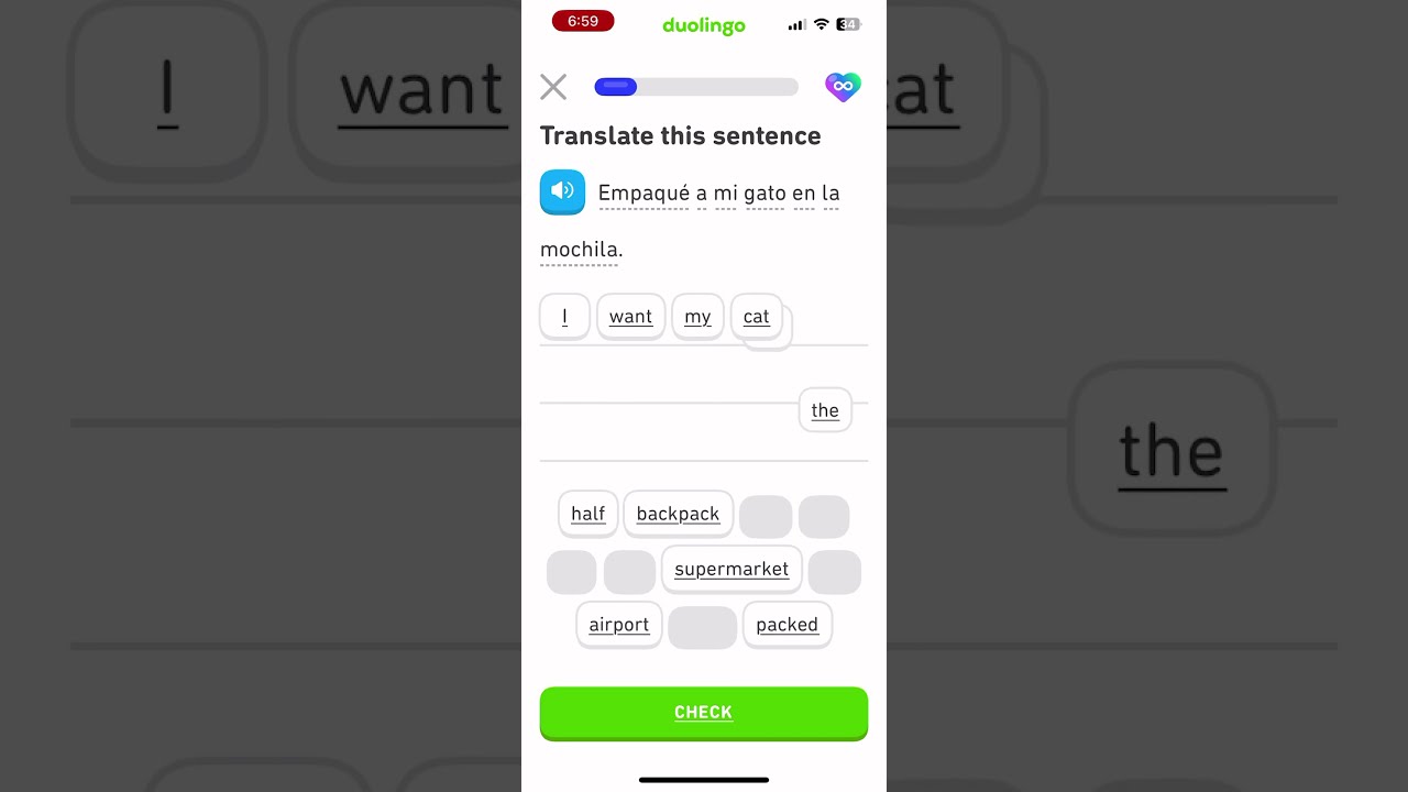 Duolingo Spanish S4 U31 #gaming #languagelearning #spain #shorts #learning