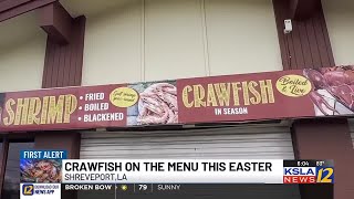 Easter is the biggest crawfish weekend of the year - restaurants are preparing