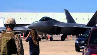 F-22 and MAGTAF at 2012 Miramar Air Show