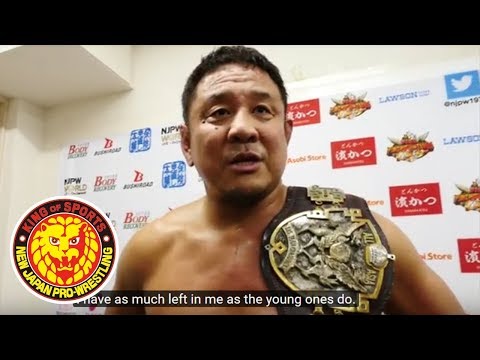 Apr 24 'Road to WRESTLING DONTAKU 2018' - 1st match : Post-match comments [English subs]