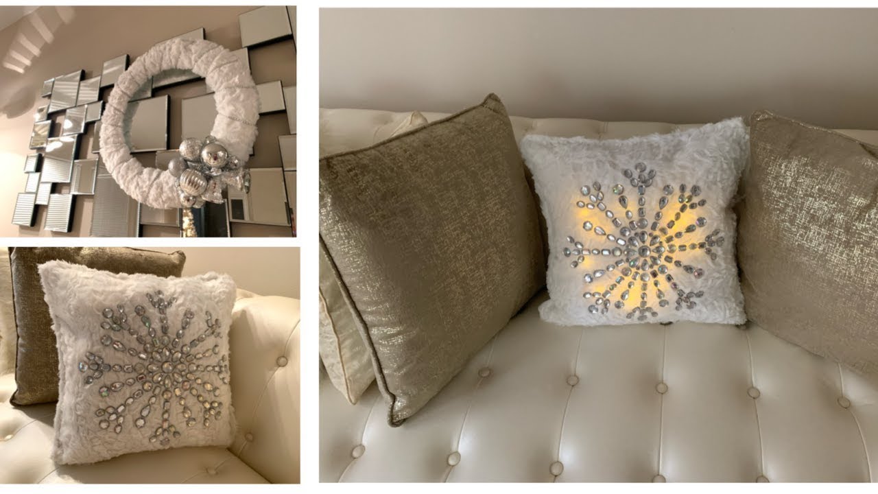 Faux Fur Home Decor || Modern Glam || Easy & Inexpensive - Part 2 - YouTube