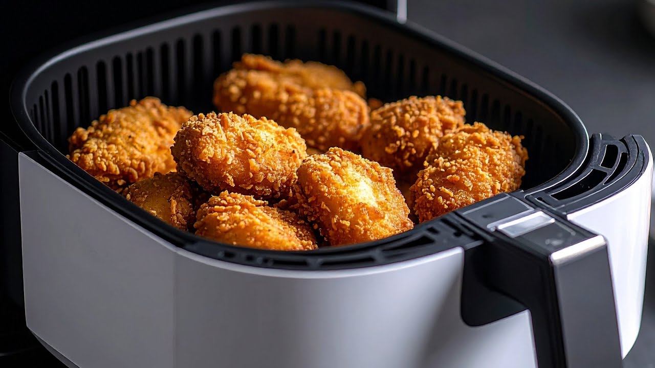 How to Make the Crispiest Chicken Nuggets at Home! Incredible AirFryer recipe!