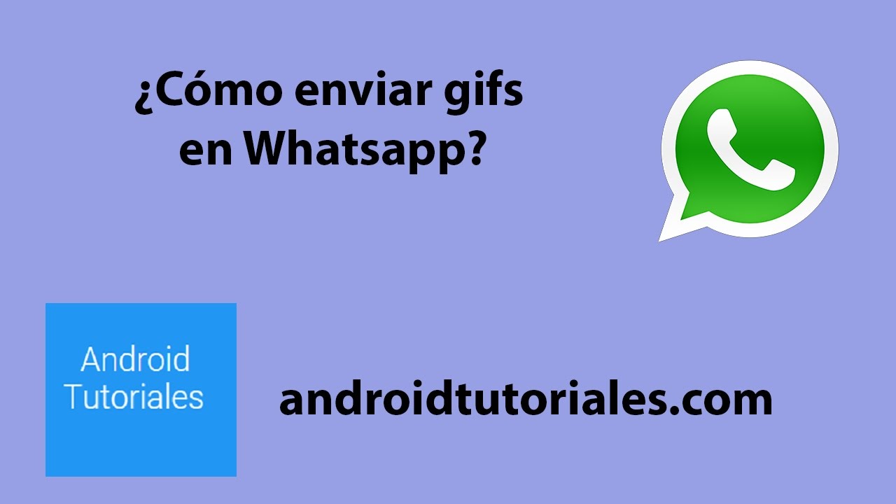 ¿Cómo enviar gifs en Whatsapp?