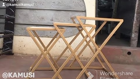 Nesting tables.  Good for big and small spaces .