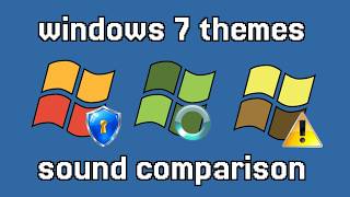 🎶 Comparison of Windows 7 theme sounds 🎶 #nostalgia