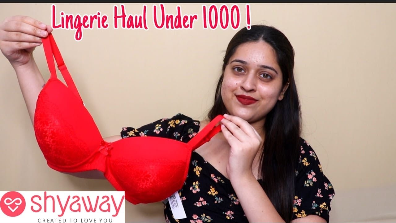 🔥I TRIED LINGERIE FROM SHYAWAY UNDER 1000‼️HUGE BRA HAUL