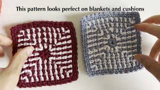 Easy Afghan Square Pattern Tutorial Super Easy for Beginners ?