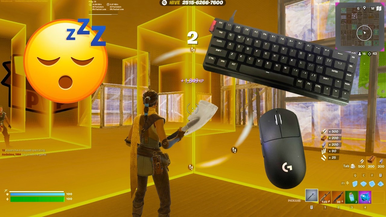 MAD68HE Keyboard Chill ASMR 😴 Fortnite Box Fights 📦 Relaxing Keyboard Sounds