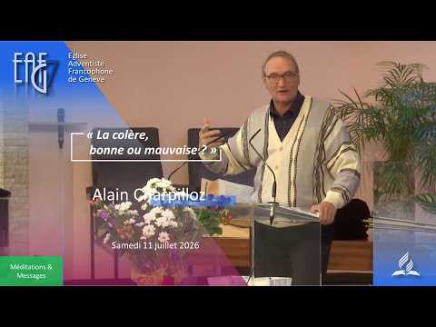La colère, bonne ou mauvaise ? | Alain Charpilloz