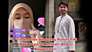 Akhirnya Fiki Naki & Tinandrose Go Publik, Tina Singgung Rumor Nikah