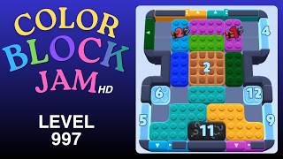 Color Block Jam Level 997 Solution Walkthrough