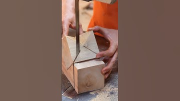 Cách cưa gỗ độc đáo. #diy #tools #tips #woodworking