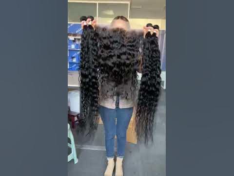 Spanish curly hair bundles and hd frontal - YouTube