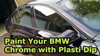 Colorbond BMW car interior transformation - Plasti Dip